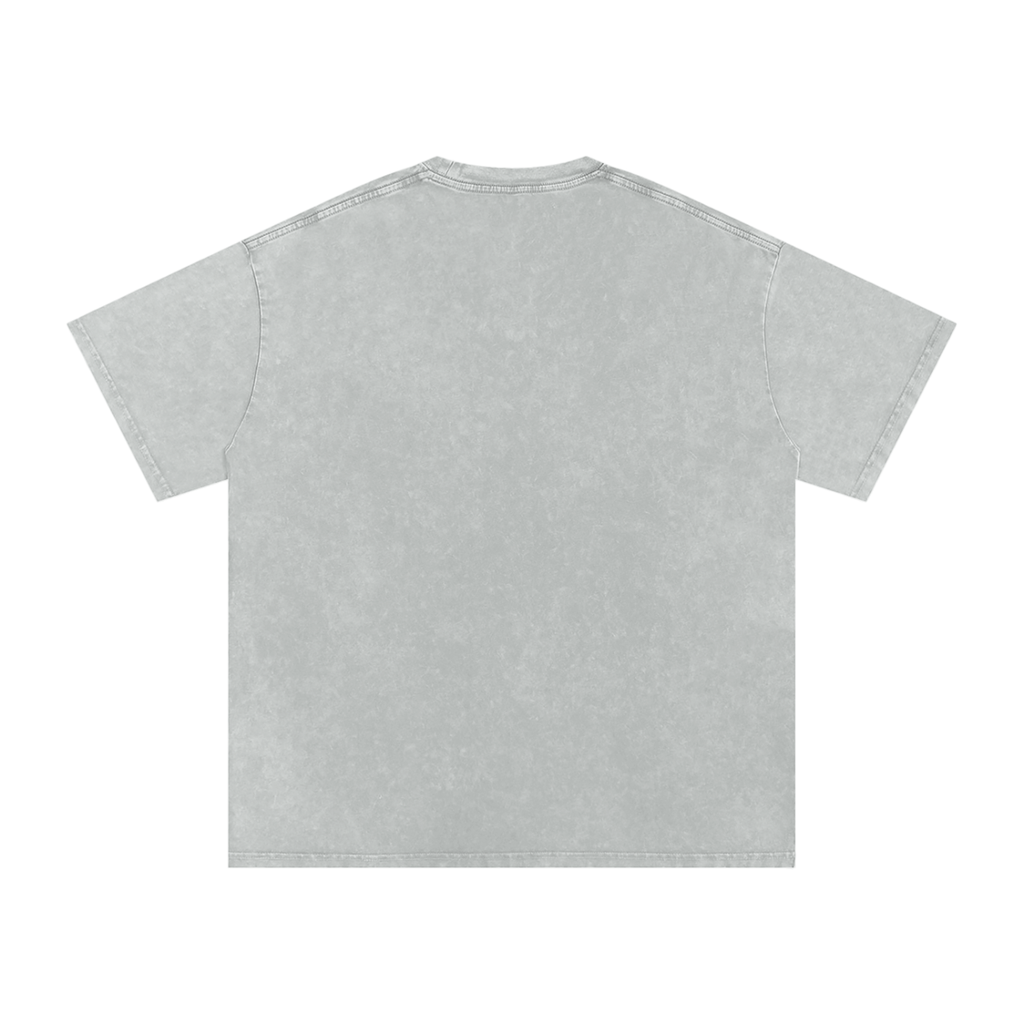 Snow Washed Unisex Oversized T-Shirt