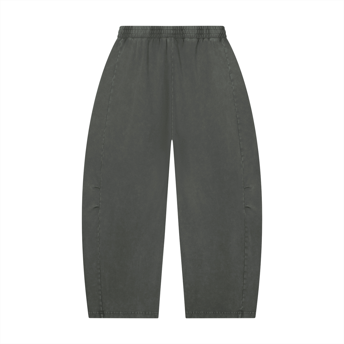 Unisex Mineral Wash Barrel Leg Pants