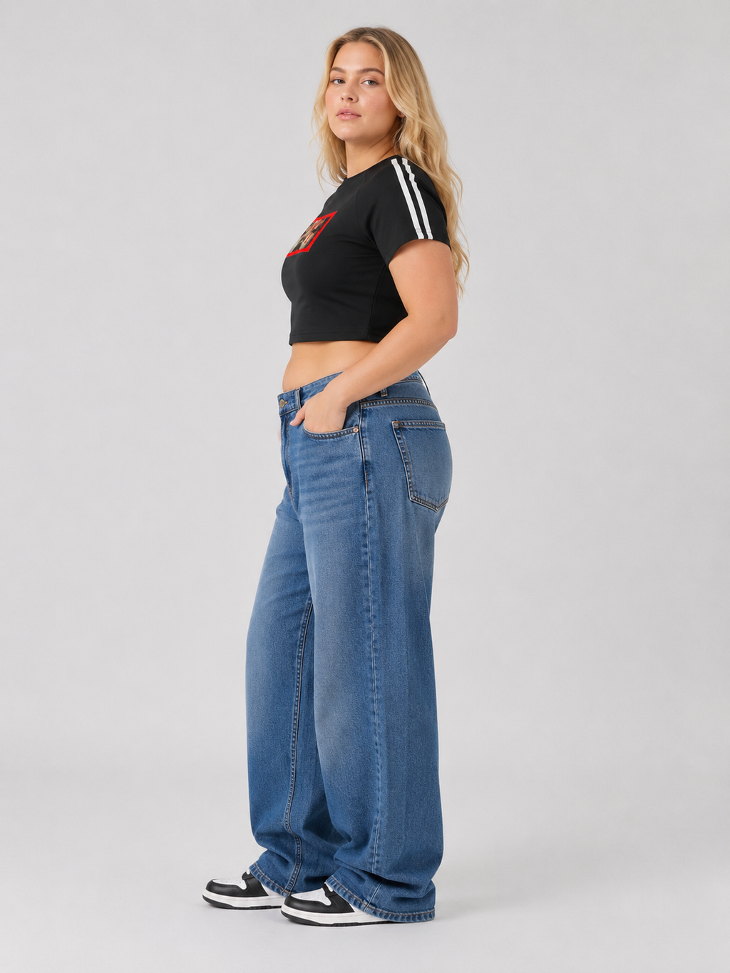 Taped Cooling Performance Crop Top