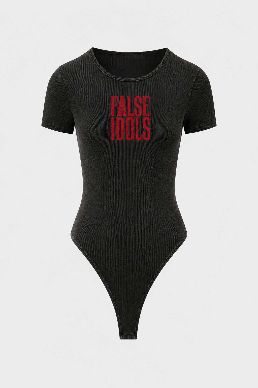 Women's Mineral Wash Crewneck Bodysuit