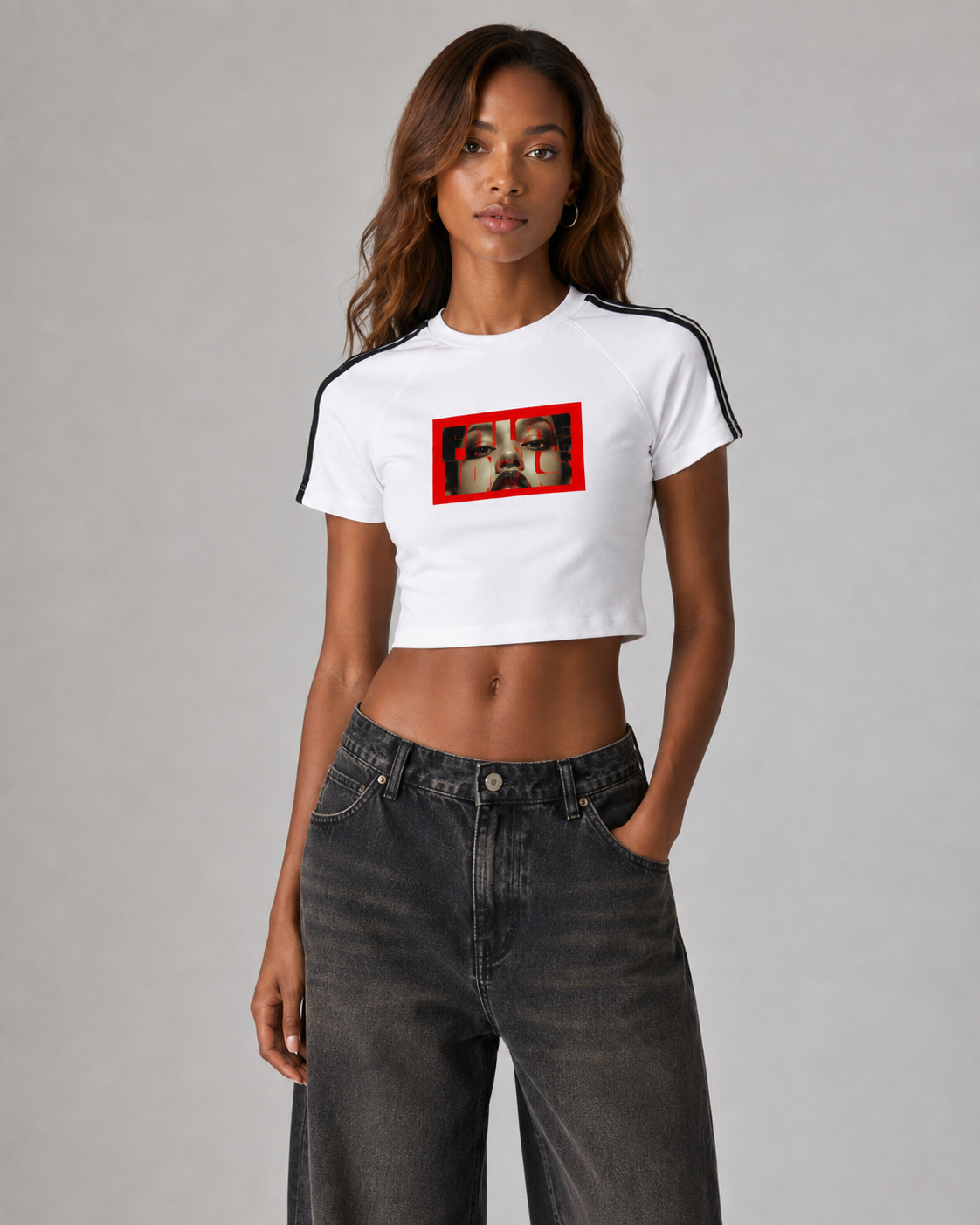 Taped Cooling Performance Crop Top