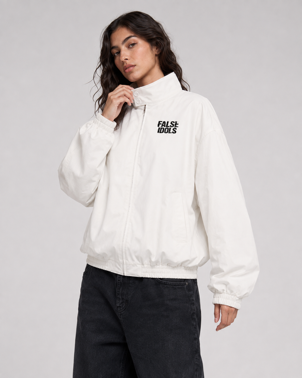 Stand Collar Bomber Jacket