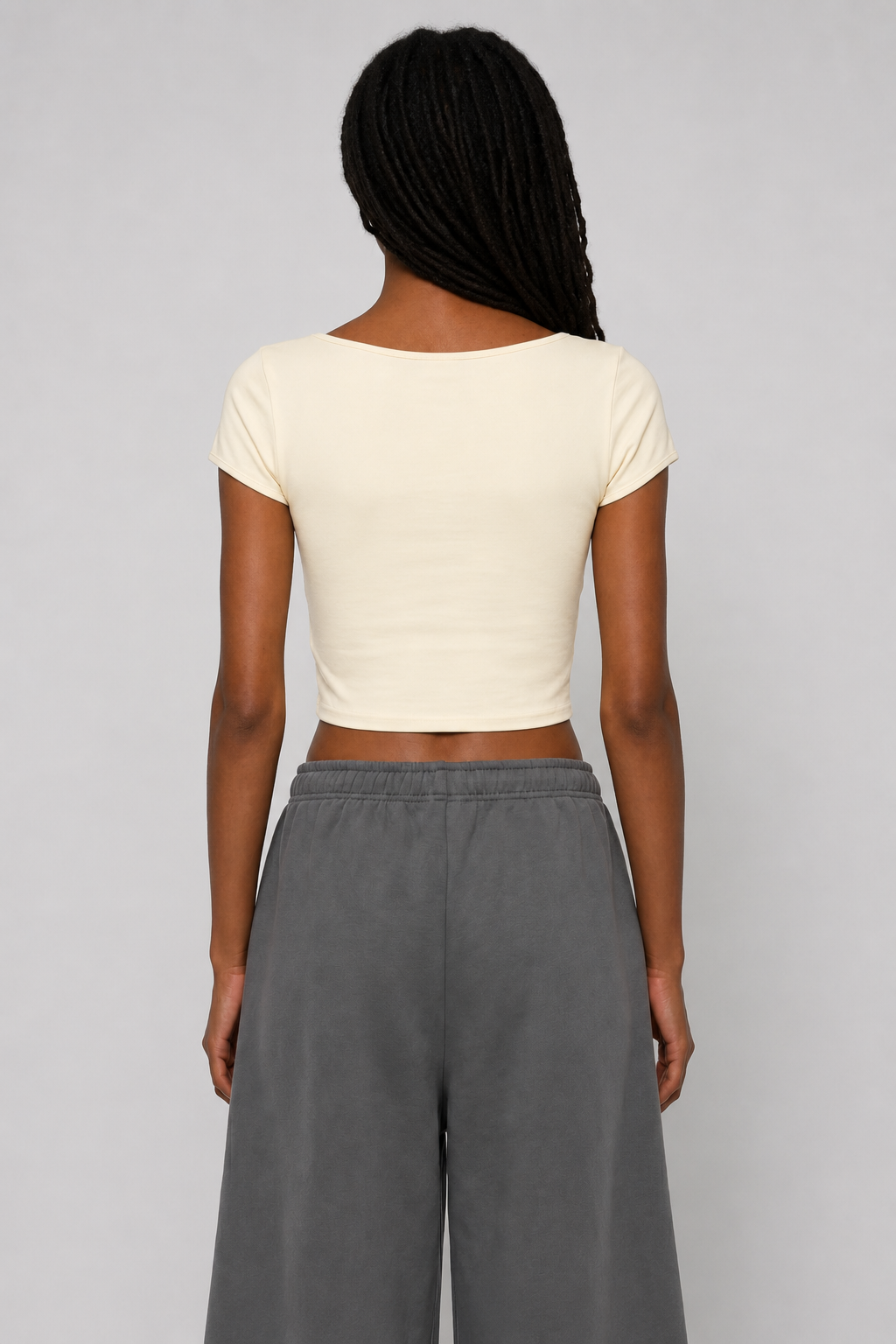Women's Slim Cap Sleeve Crop T-Shirt