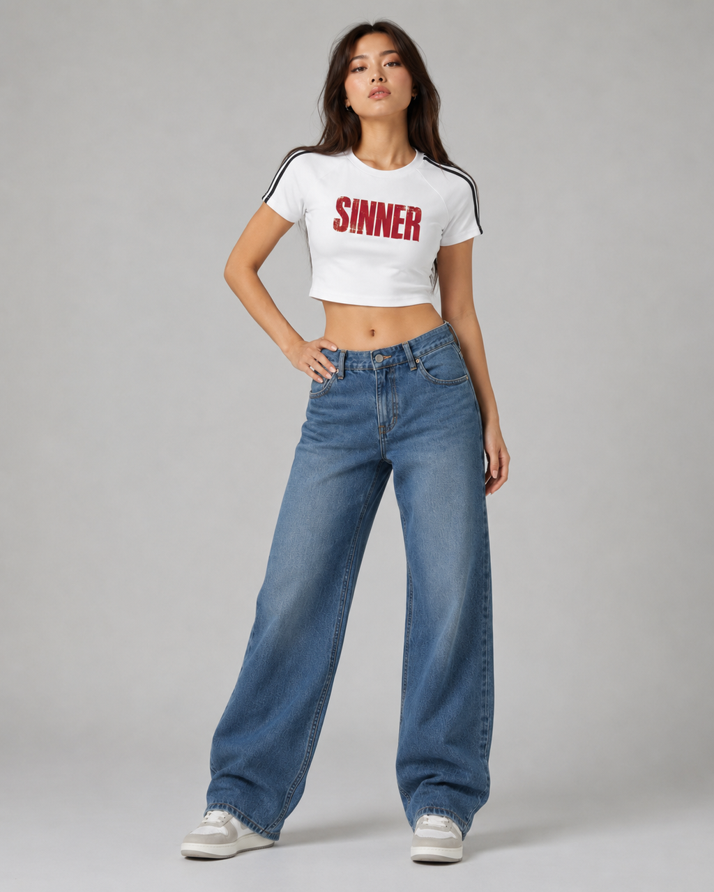 Taped Cooling Performance Crop Top