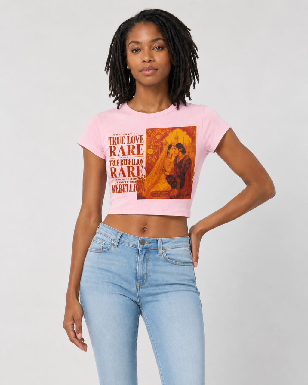 Snow Washed Crop Top