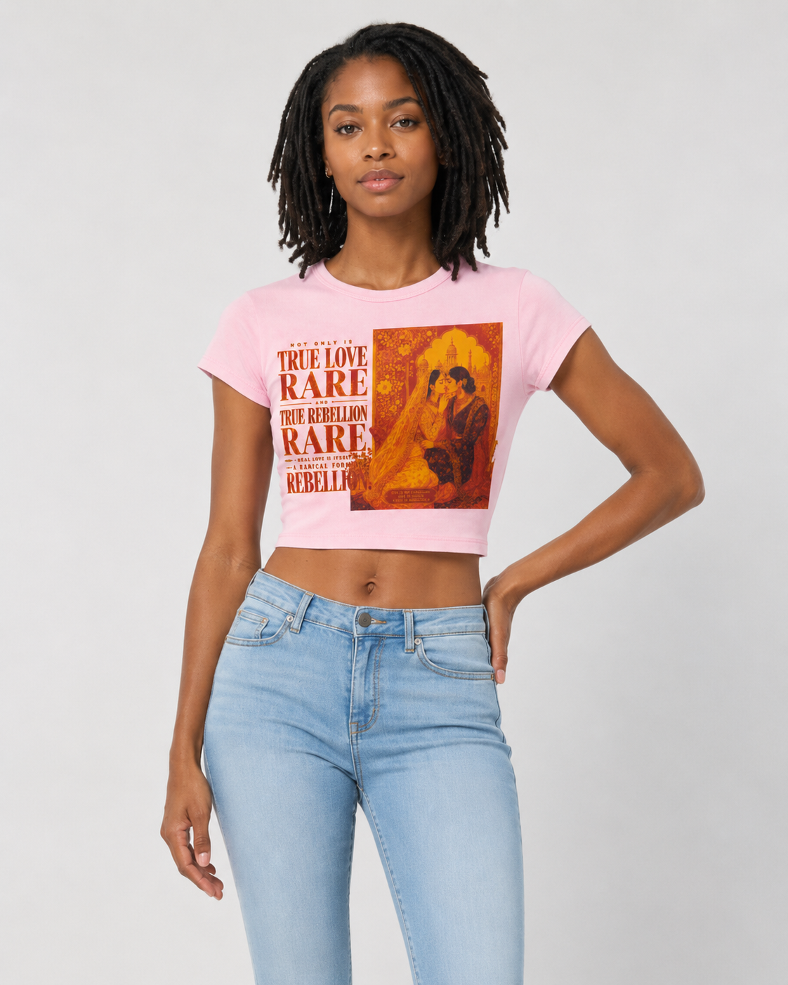 Snow Washed Crop Top