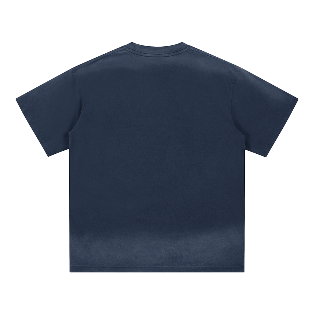 Unisex Crew Neck Sunfade Edge T-Shirt