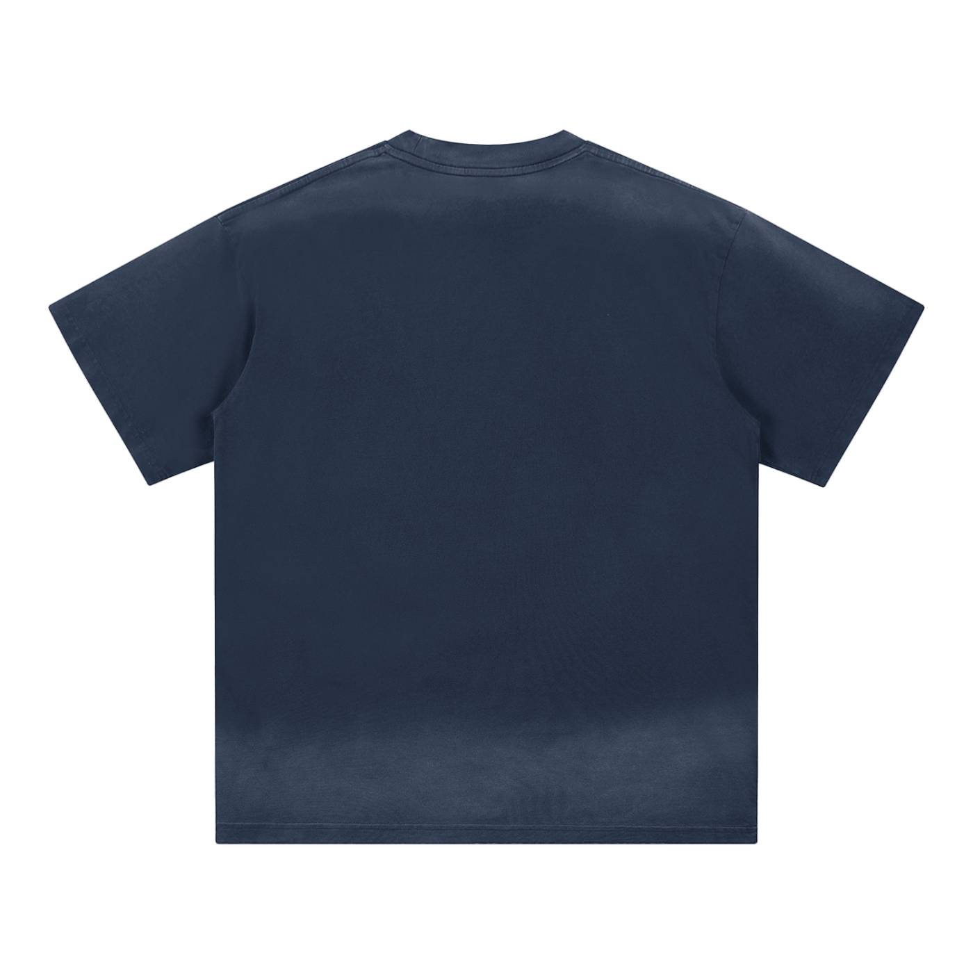 Unisex Crew Neck Sunfade Edge T-Shirt