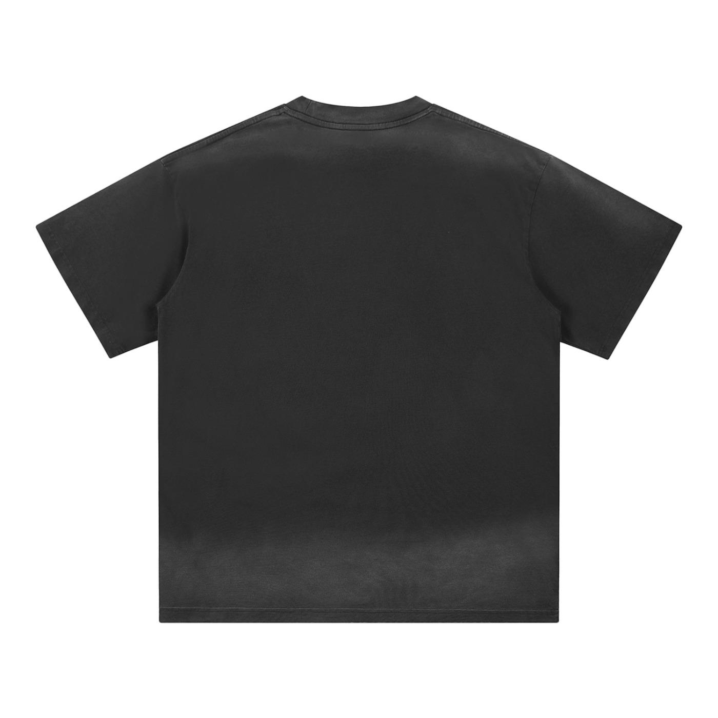 Unisex Crew Neck Sunfade Edge T-Shirt