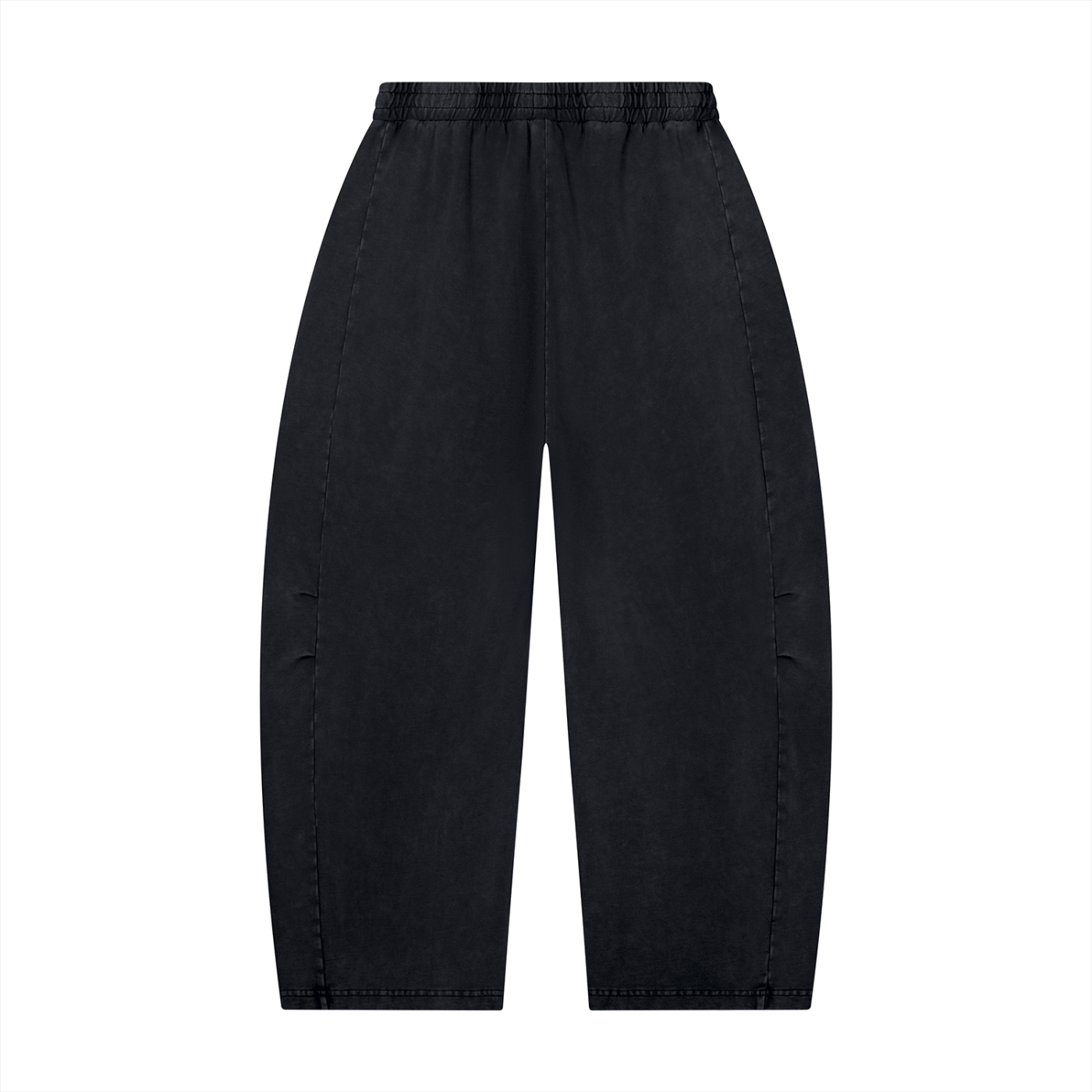 Unisex Mineral Wash Barrel Leg Pants