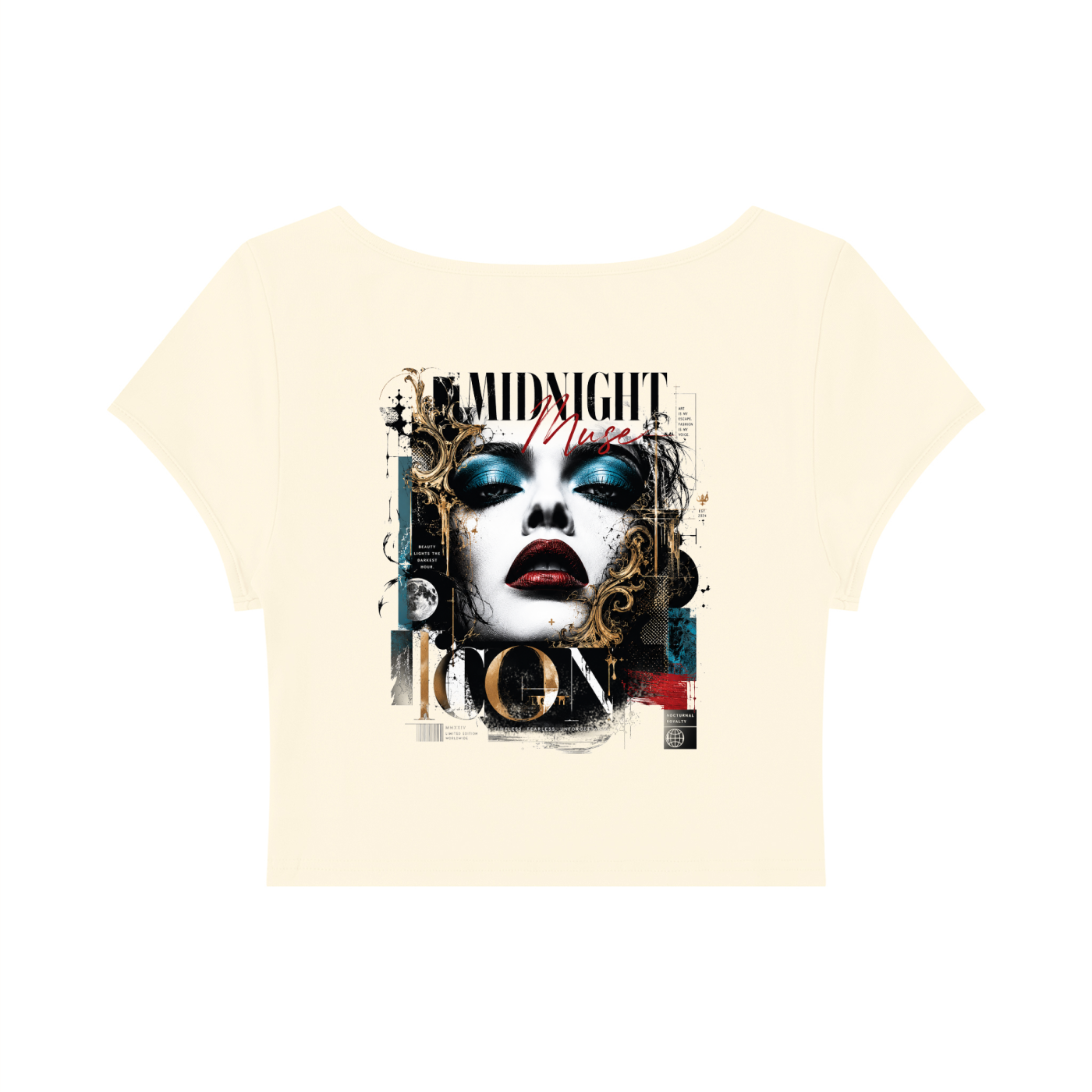 Women's Slim Cap Sleeve Crop T-Shirt