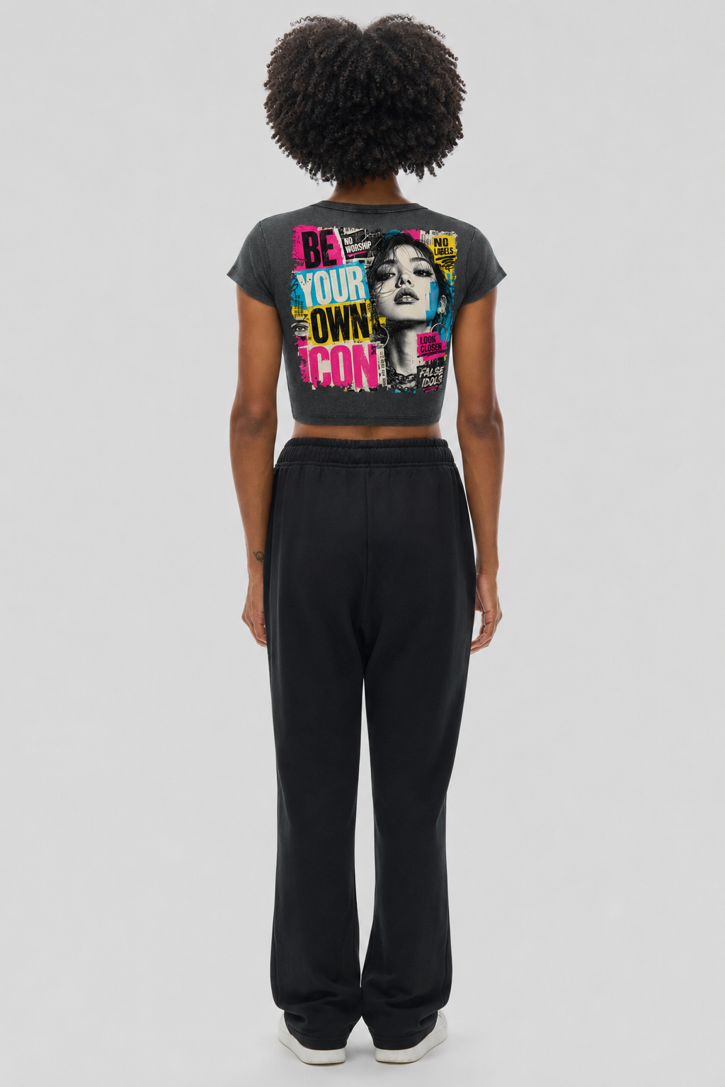 Icon Snow Washed Crop Top