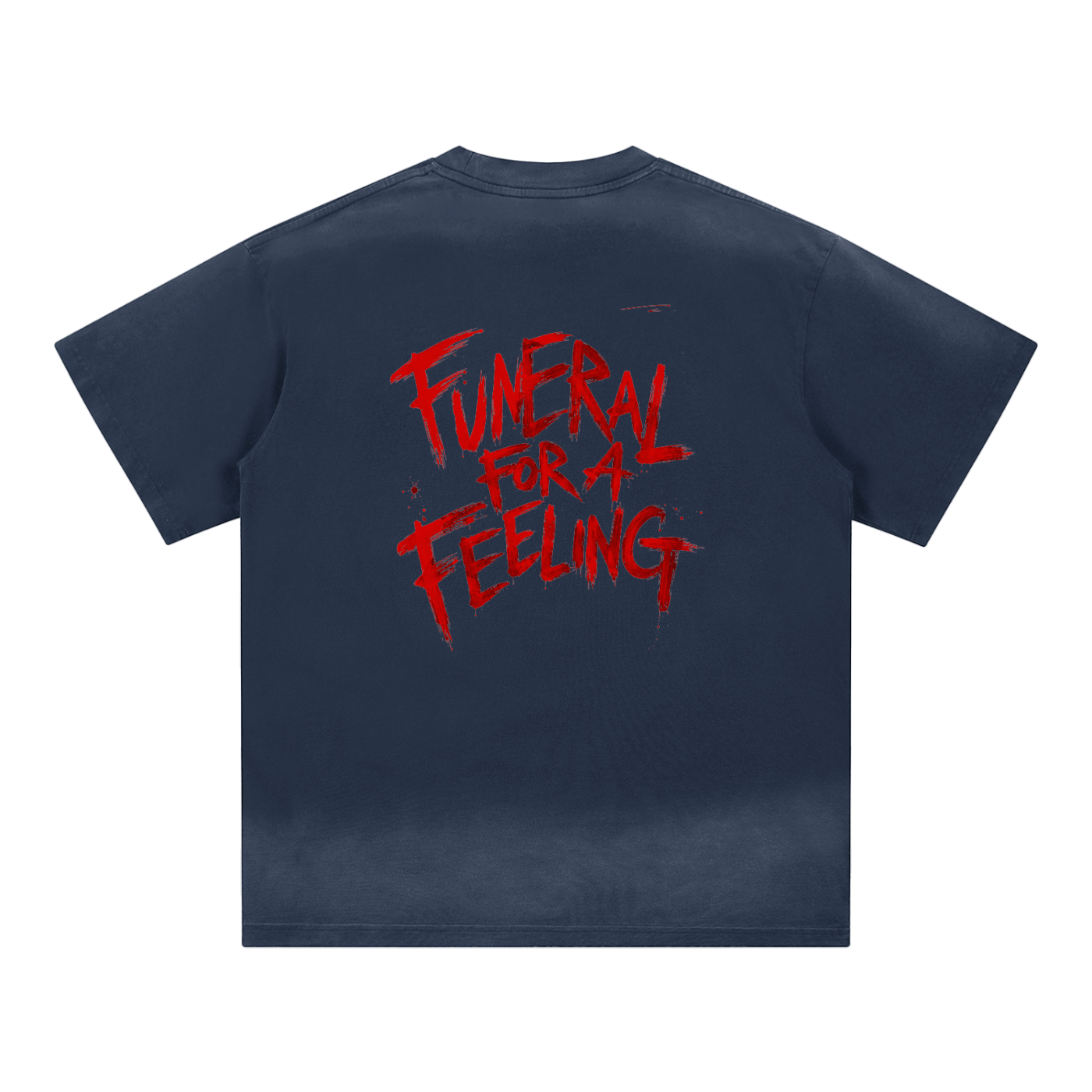 Unisex Crew Neck Sunfade Edge T-Shirt