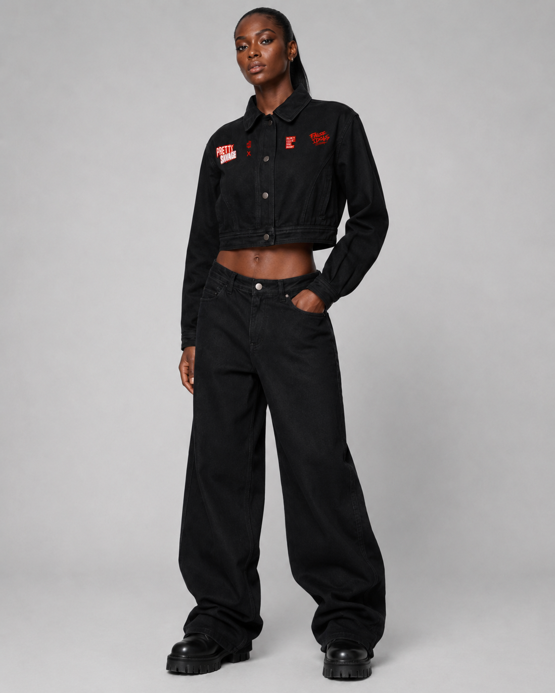 Women’s Crop Denim Jacket