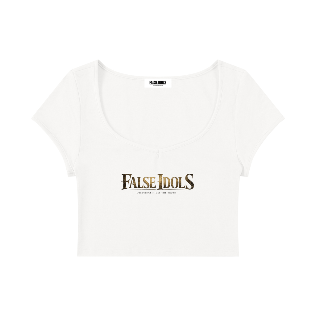 Women's Slim Cap Sleeve Crop T-Shirt