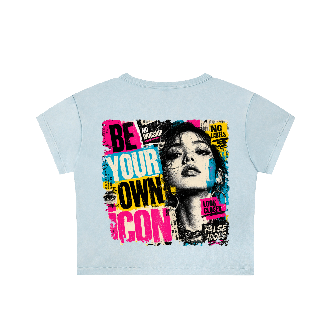 Icon Snow Washed Crop Top