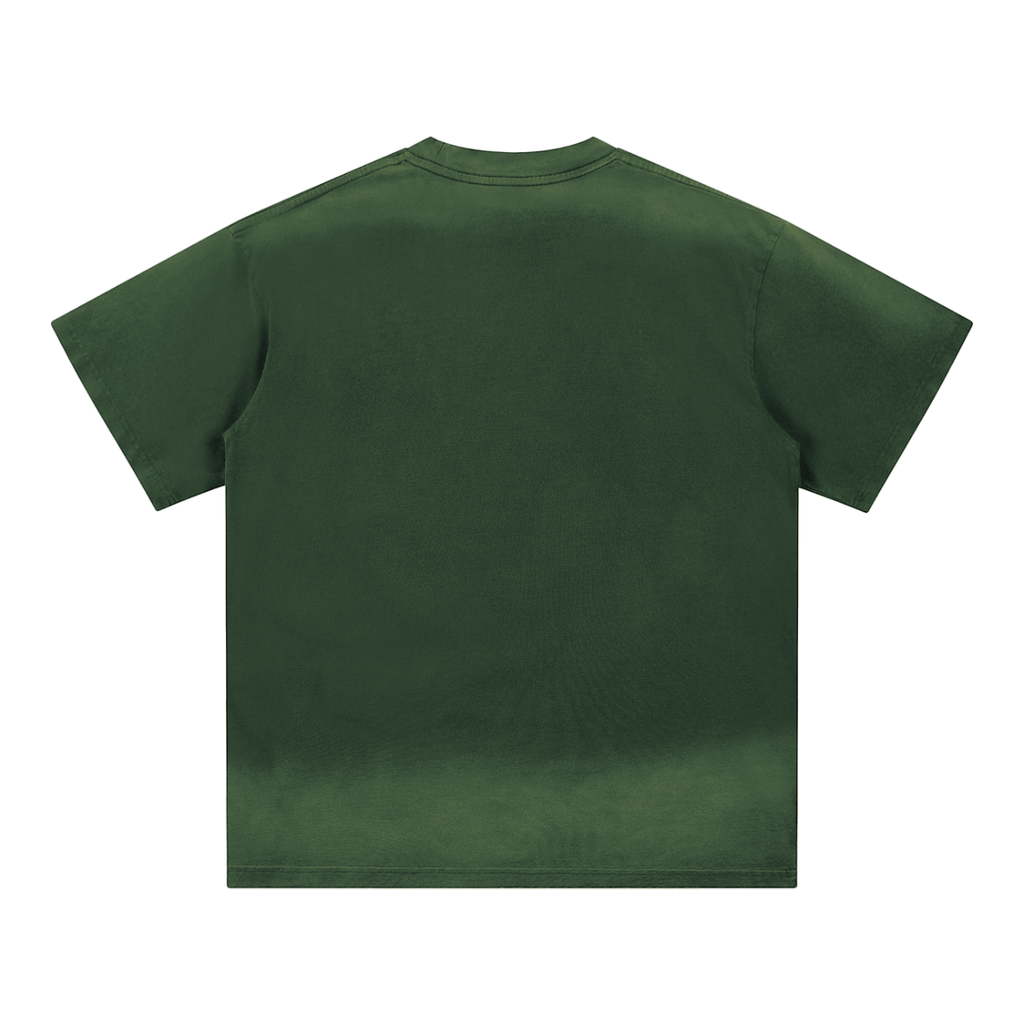 Unisex Crew Neck Sunfade Edge T-Shirt