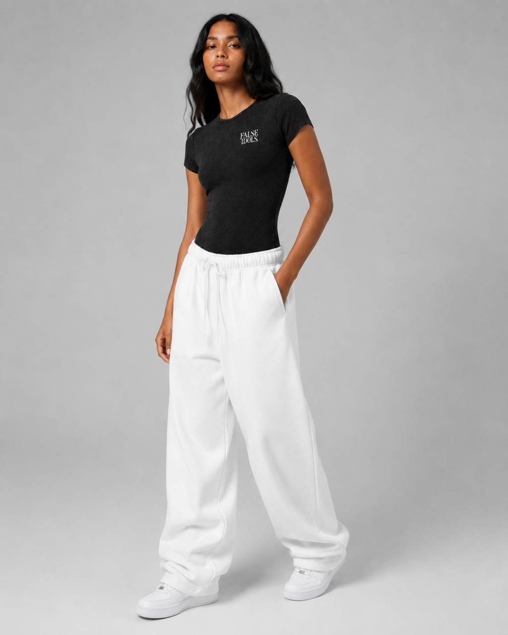 Women's Mineral Wash Crewneck Bodysuit