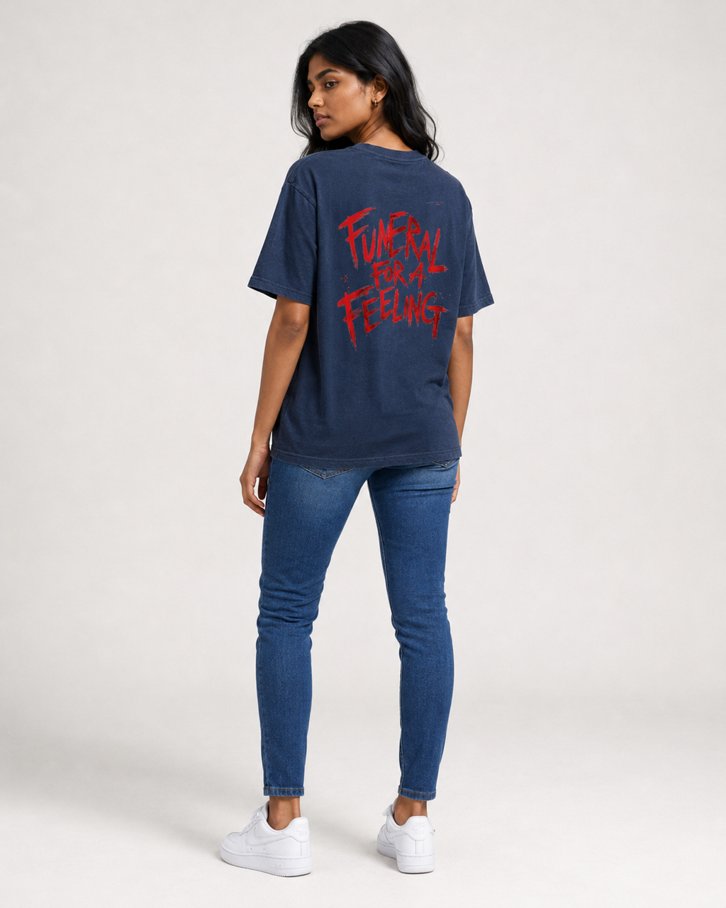 Unisex Crew Neck Sunfade Edge T-Shirt