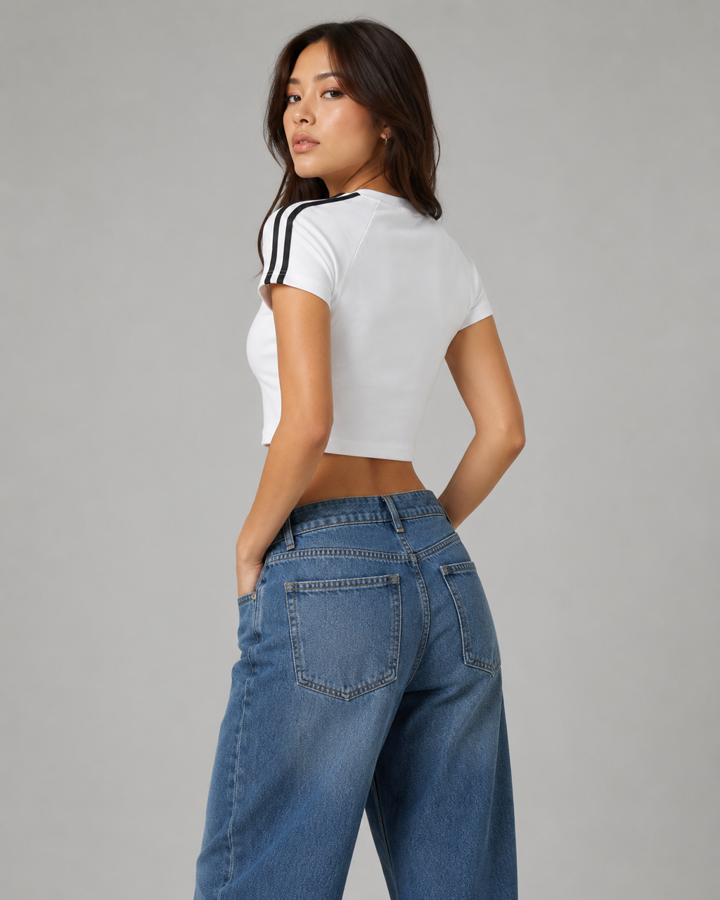Taped Cooling Performance Crop Top