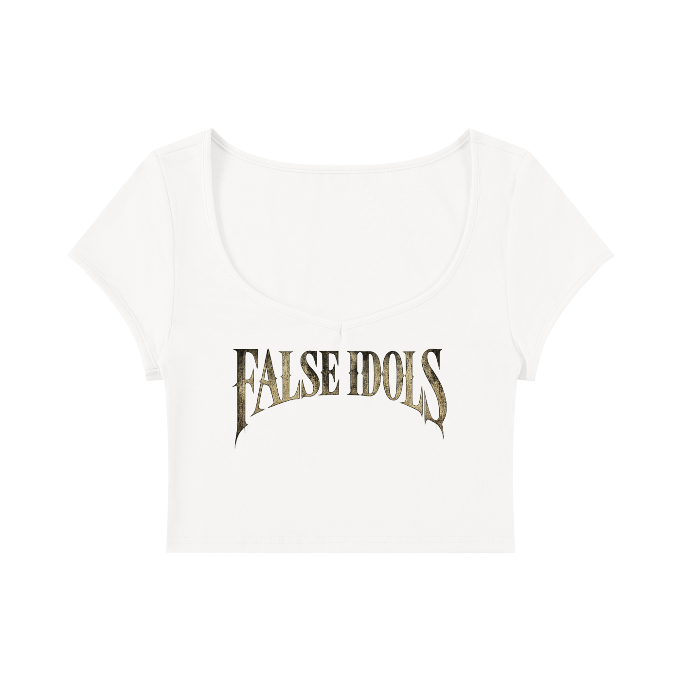 Women's Slim Cap Sleeve Crop T-Shirt