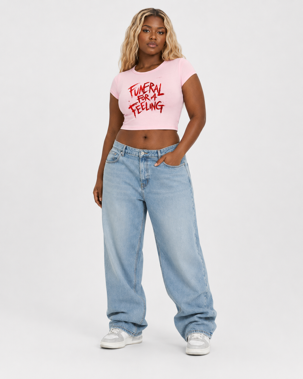 Snow Washed Crop Top