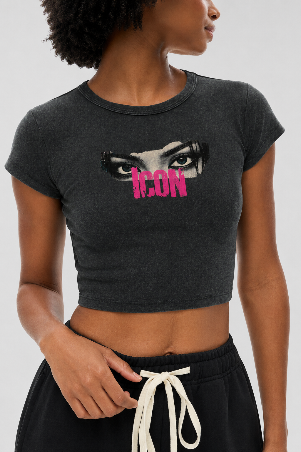 Icon Snow Washed Crop Top