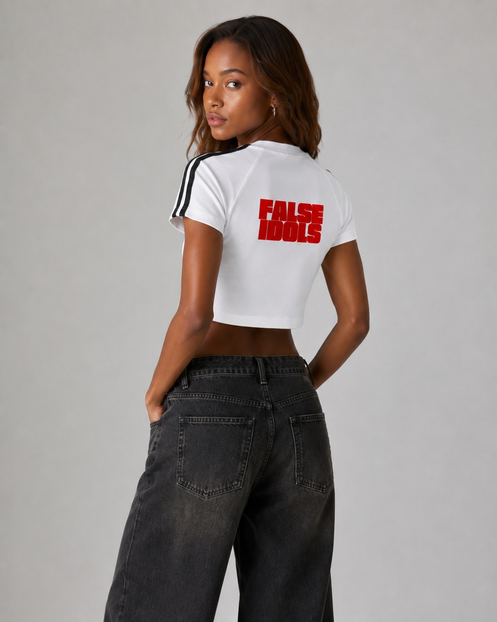 Taped Cooling Performance Crop Top