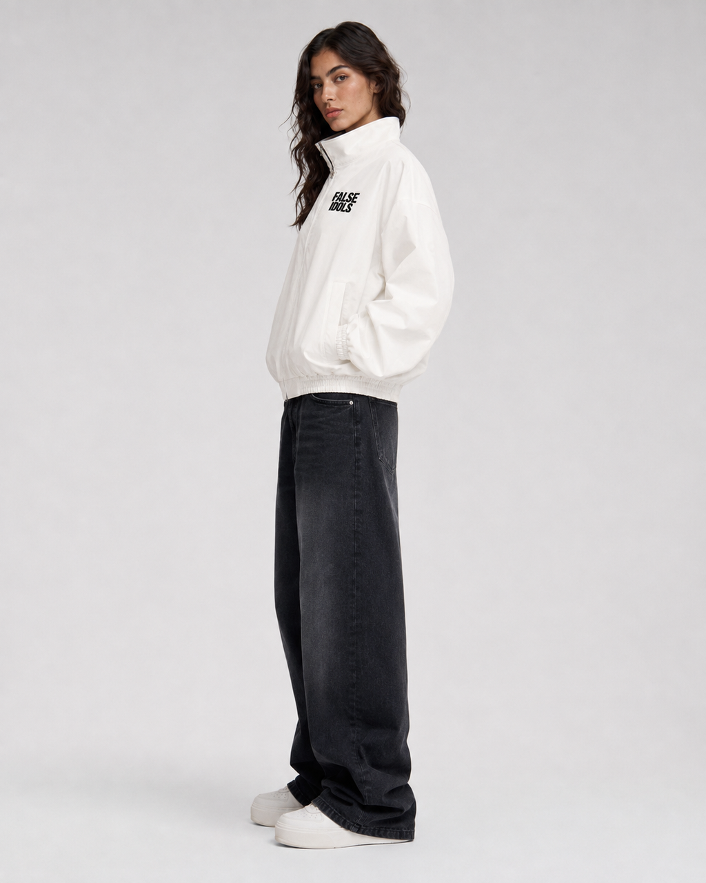 Stand Collar Bomber Jacket