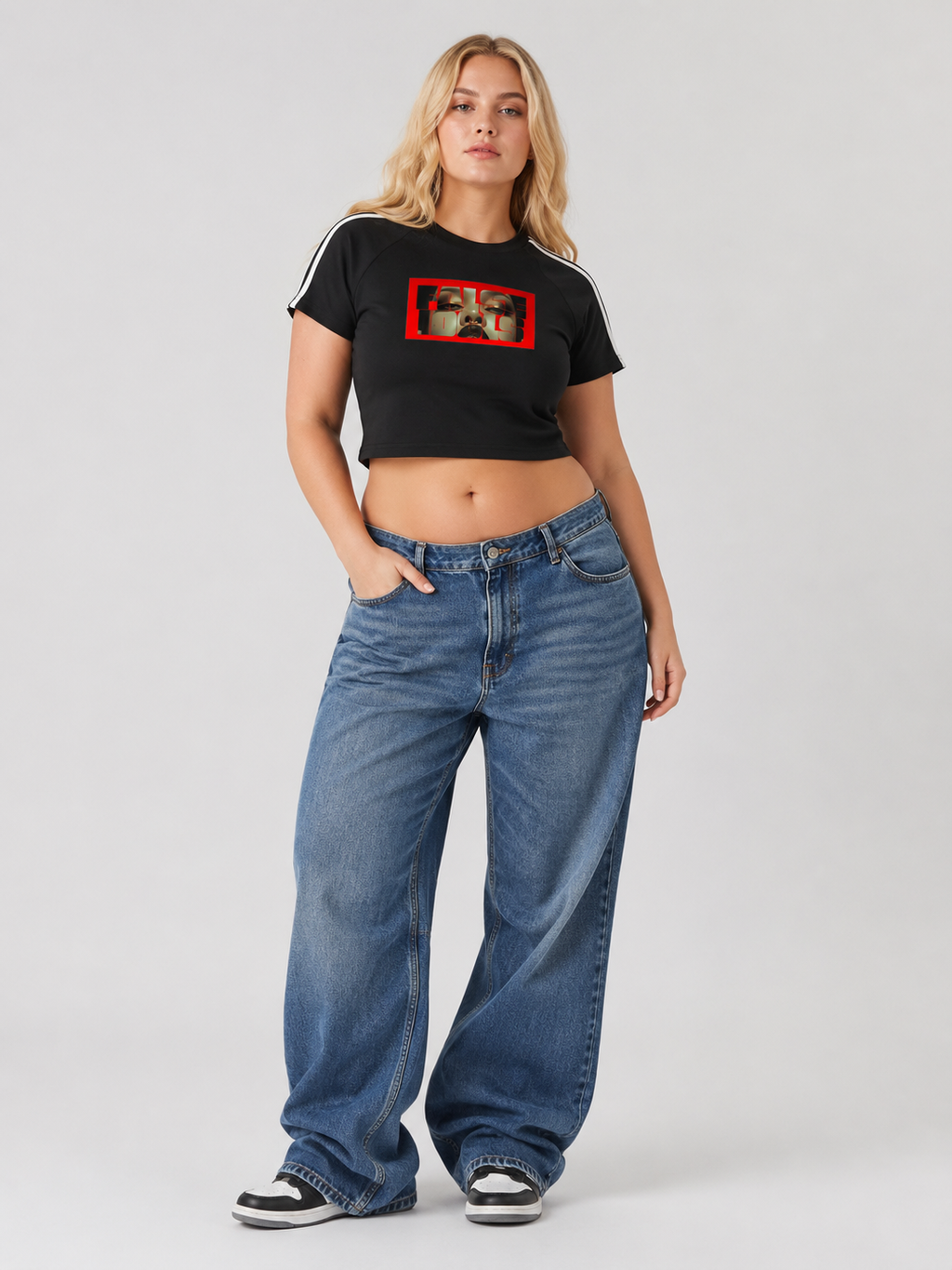 Taped Cooling Performance Crop Top