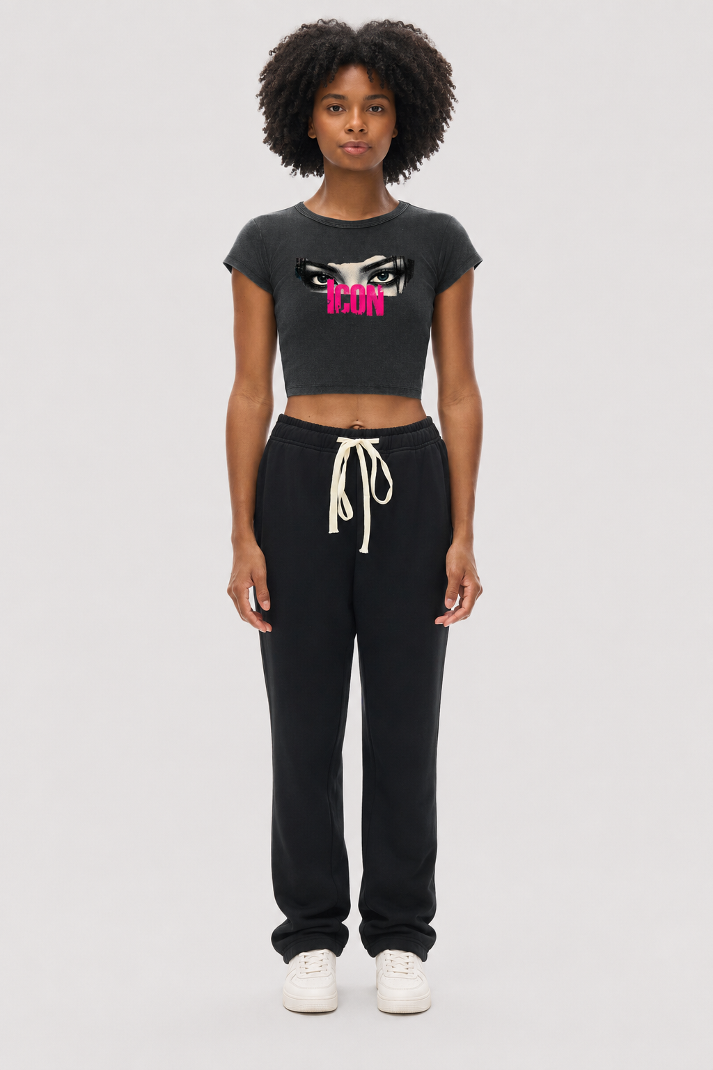 Icon Snow Washed Crop Top