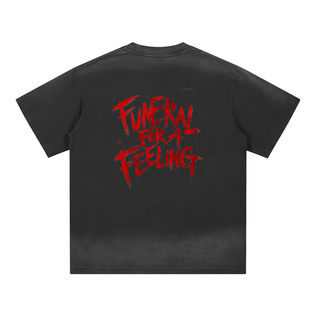 Unisex Crew Neck Sunfade Edge T-Shirt