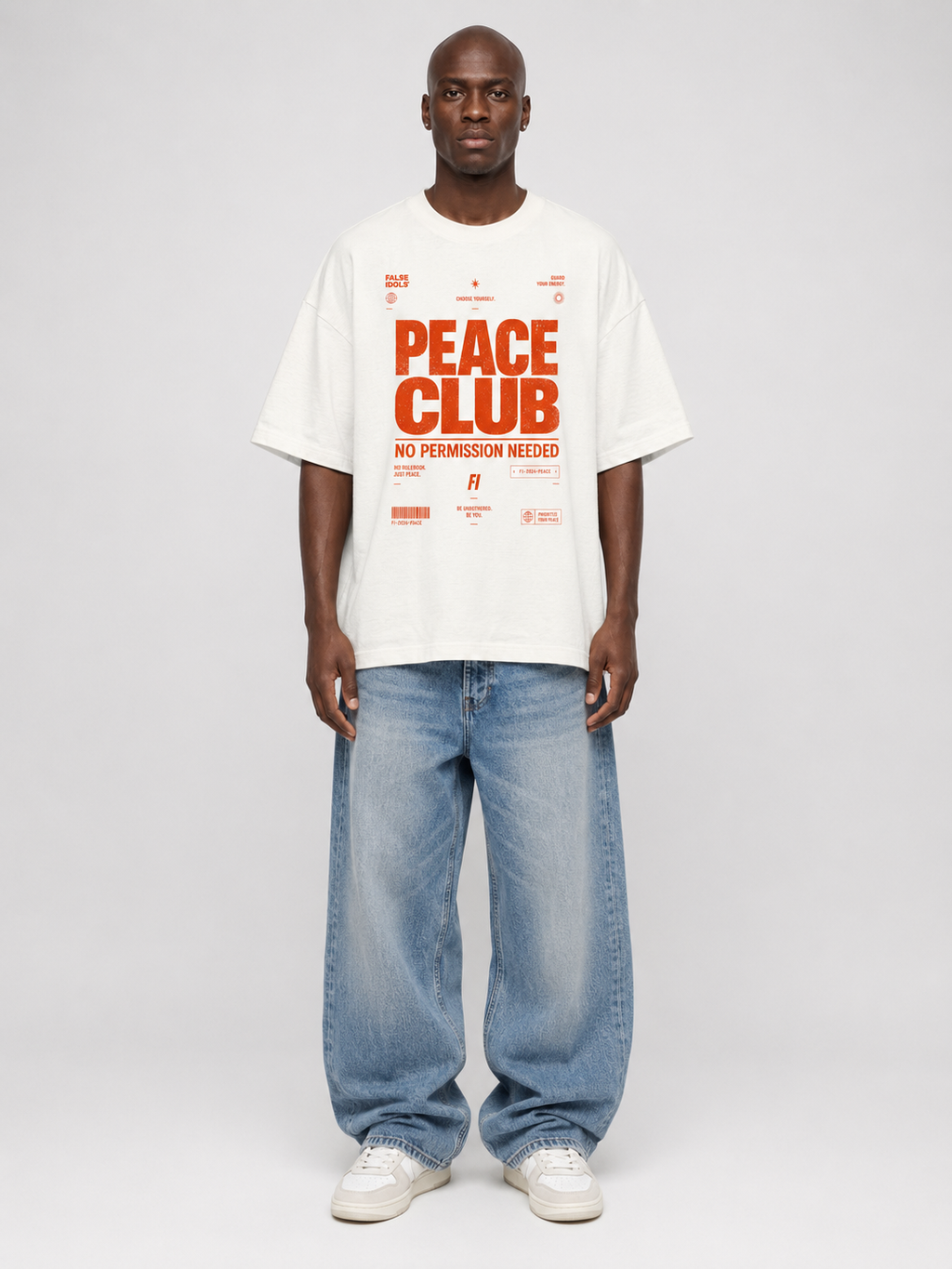 Textured Waffle Washed Boxy T-Shirt