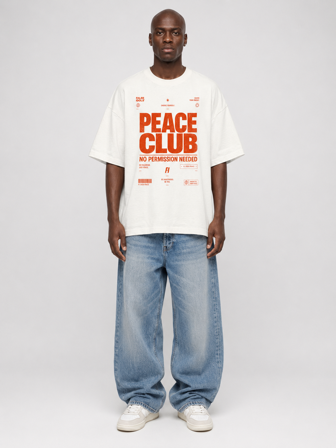 Textured Waffle Washed Boxy T-Shirt