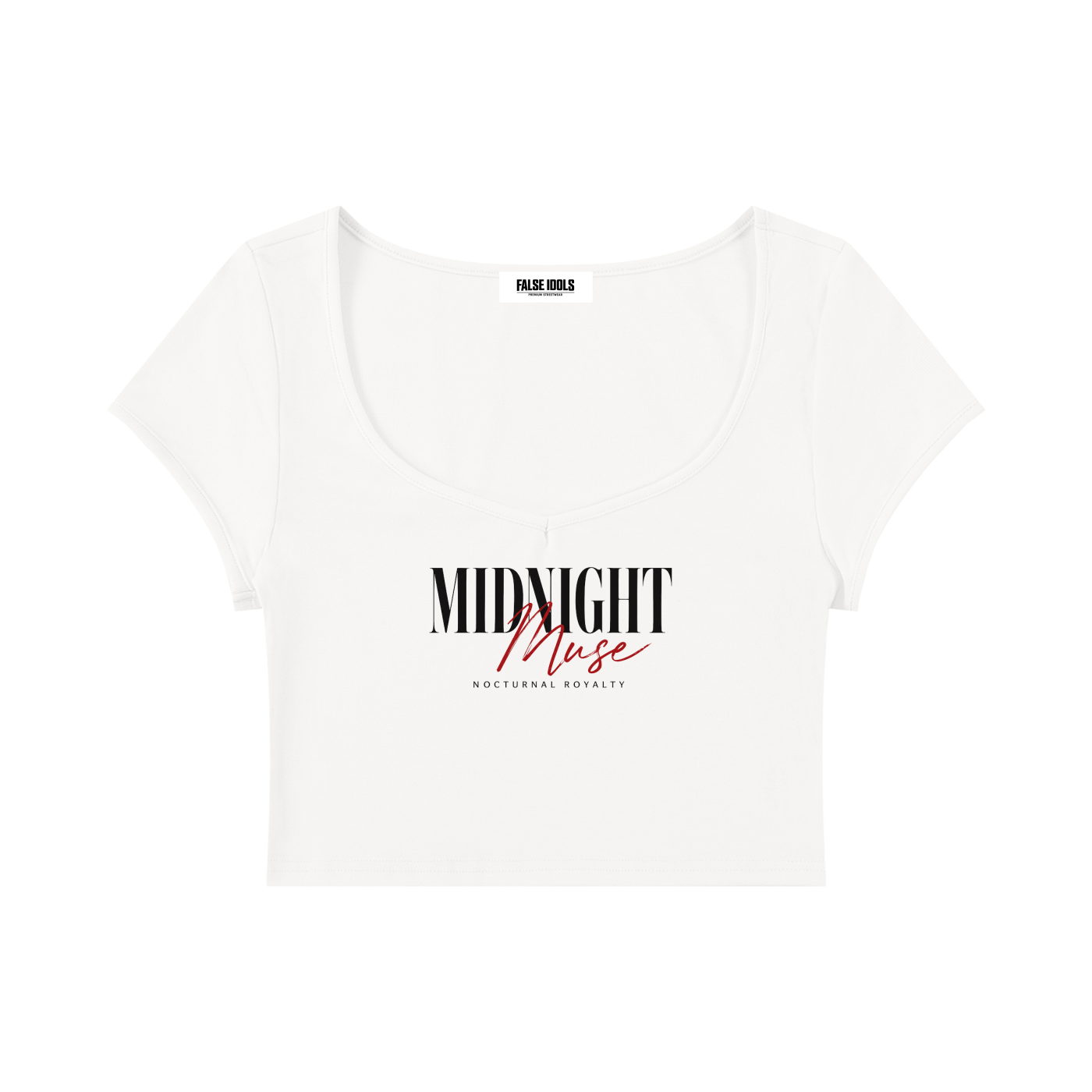 Women's Slim Cap Sleeve Crop T-Shirt