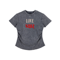 Vintage Washed Bodycon Cotton T-Shirt