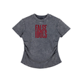Vintage Washed Bodycon Cotton T-Shirt