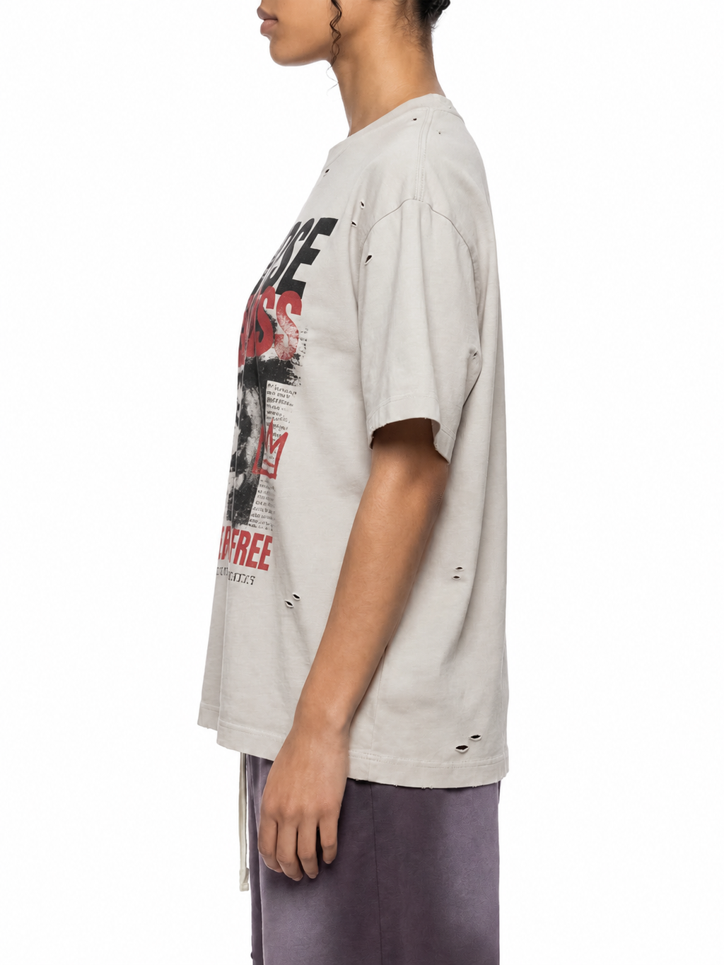 Vintage Washed Distressed Boxy Oversized T-Shirt