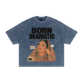 Textured Waffle Washed Boxy T-Shirt