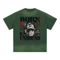 Petite Crew Neck Sunfade Edge T-Shirt