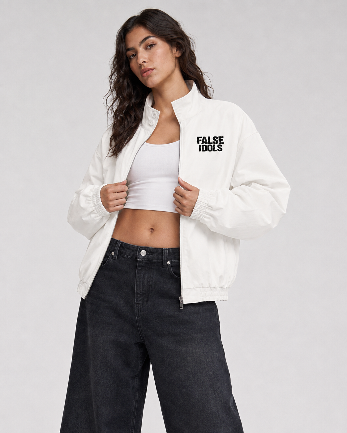 Stand Collar Bomber Jacket