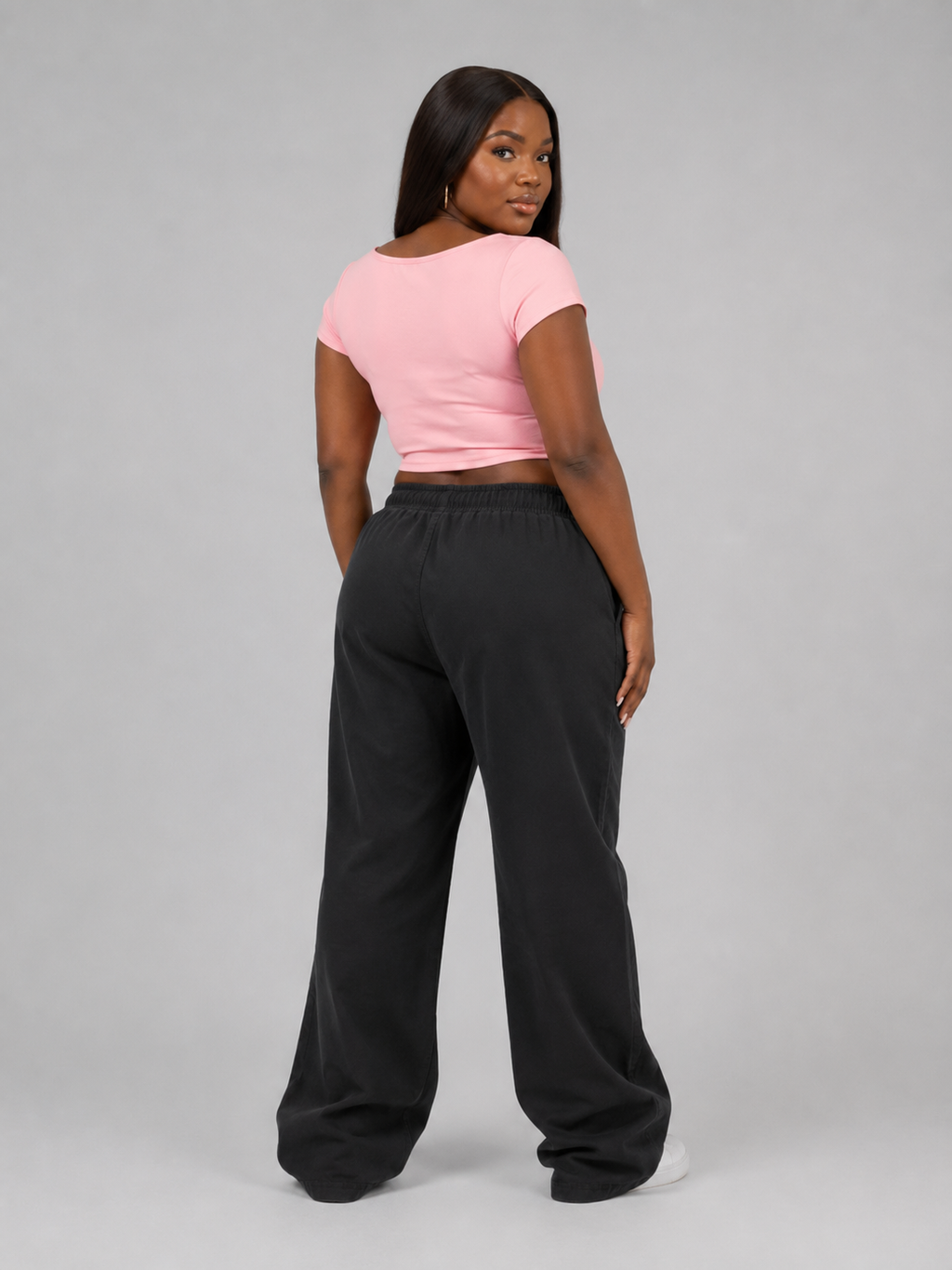 Women's Slim Cap Sleeve Crop T-Shirt