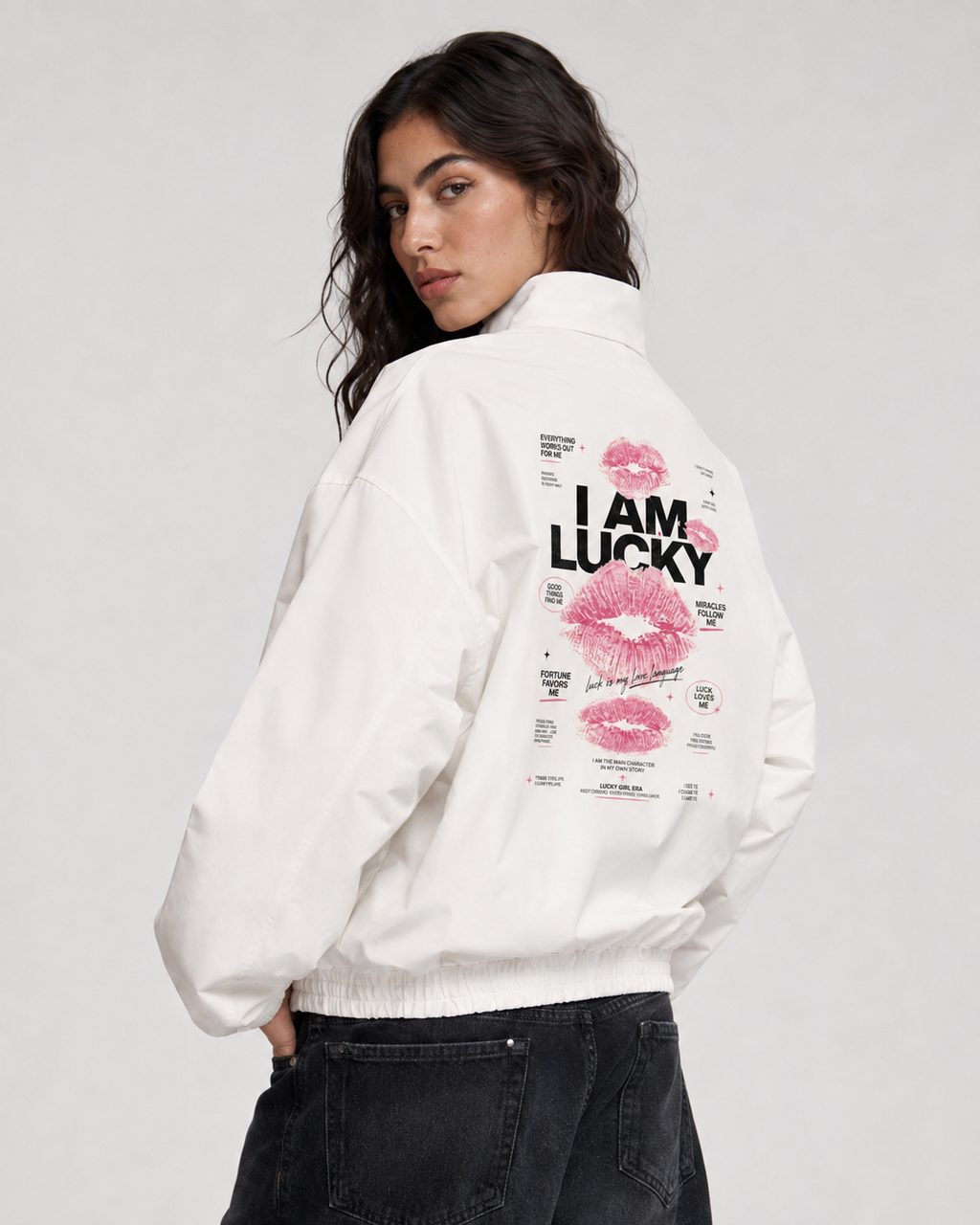 Stand Collar Bomber Jacket