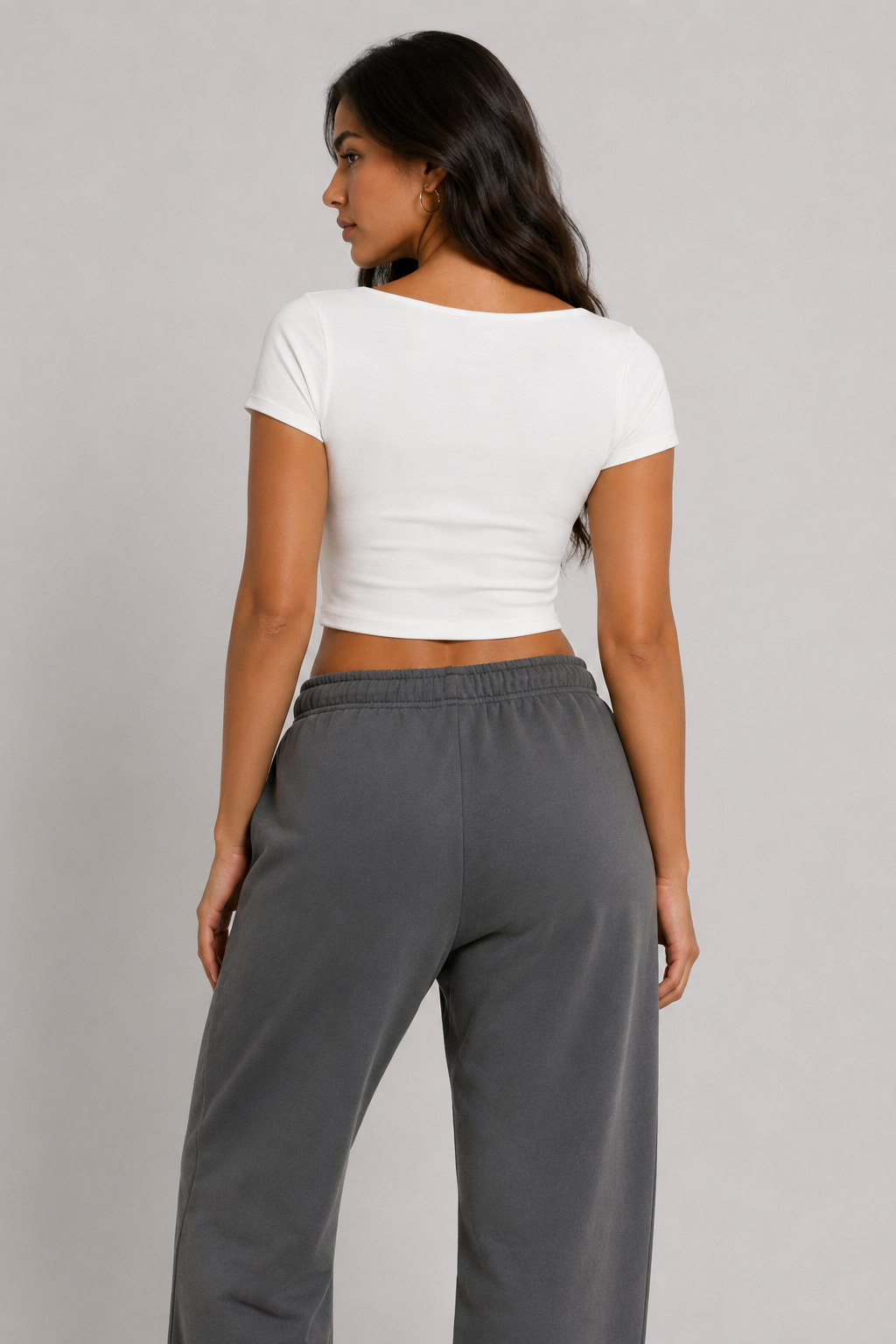 Women's Slim Cap Sleeve Crop T-Shirt