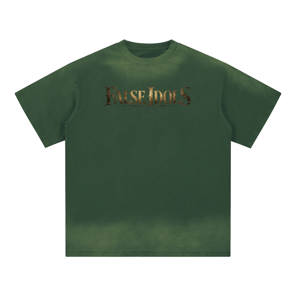 Unisex Crew Neck Sunfade Edge T-Shirt