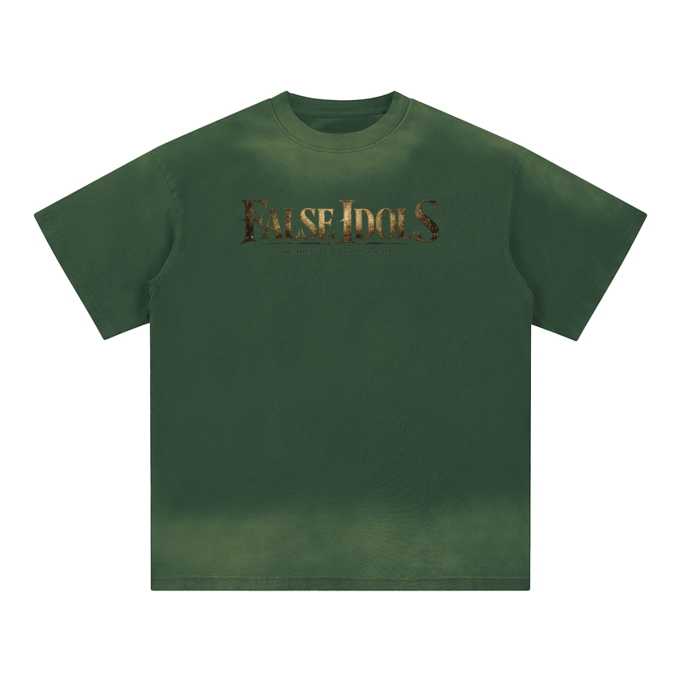 Unisex Crew Neck Sunfade Edge T-Shirt
