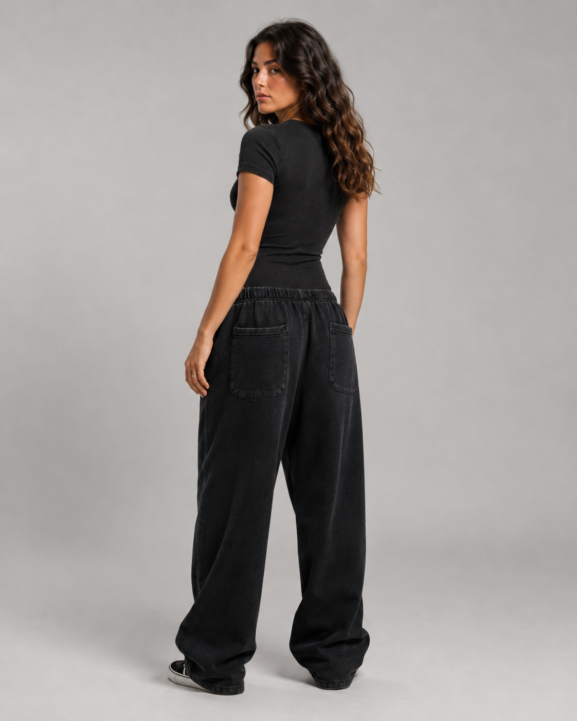Women's Mineral Wash Crewneck Bodysuit