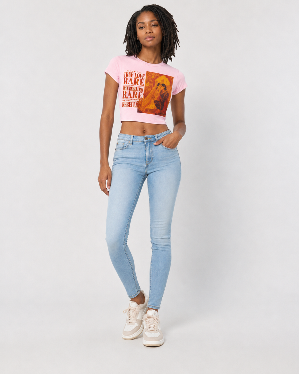 Snow Washed Crop Top