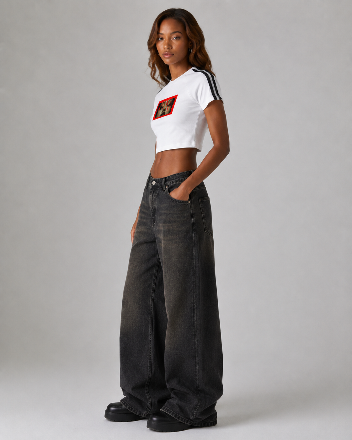 Taped Cooling Performance Crop Top