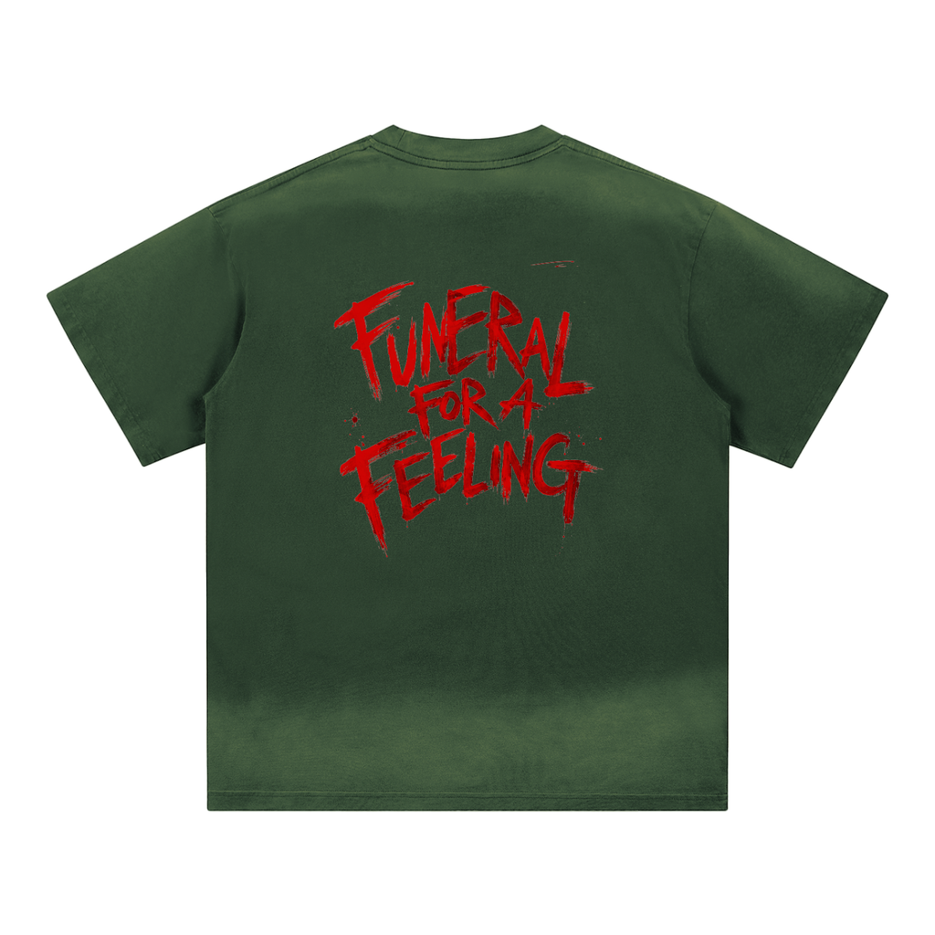 Unisex Crew Neck Sunfade Edge T-Shirt